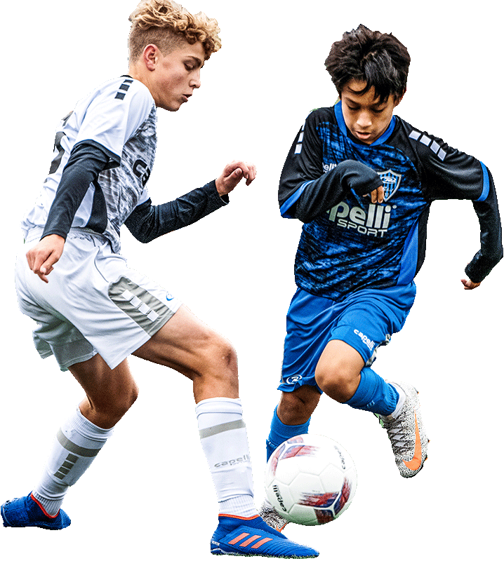 boys battleing for ball