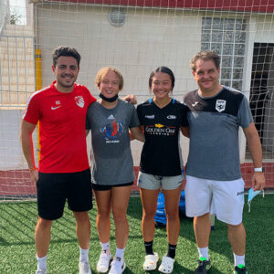Ava-and Hope with SPF trainers